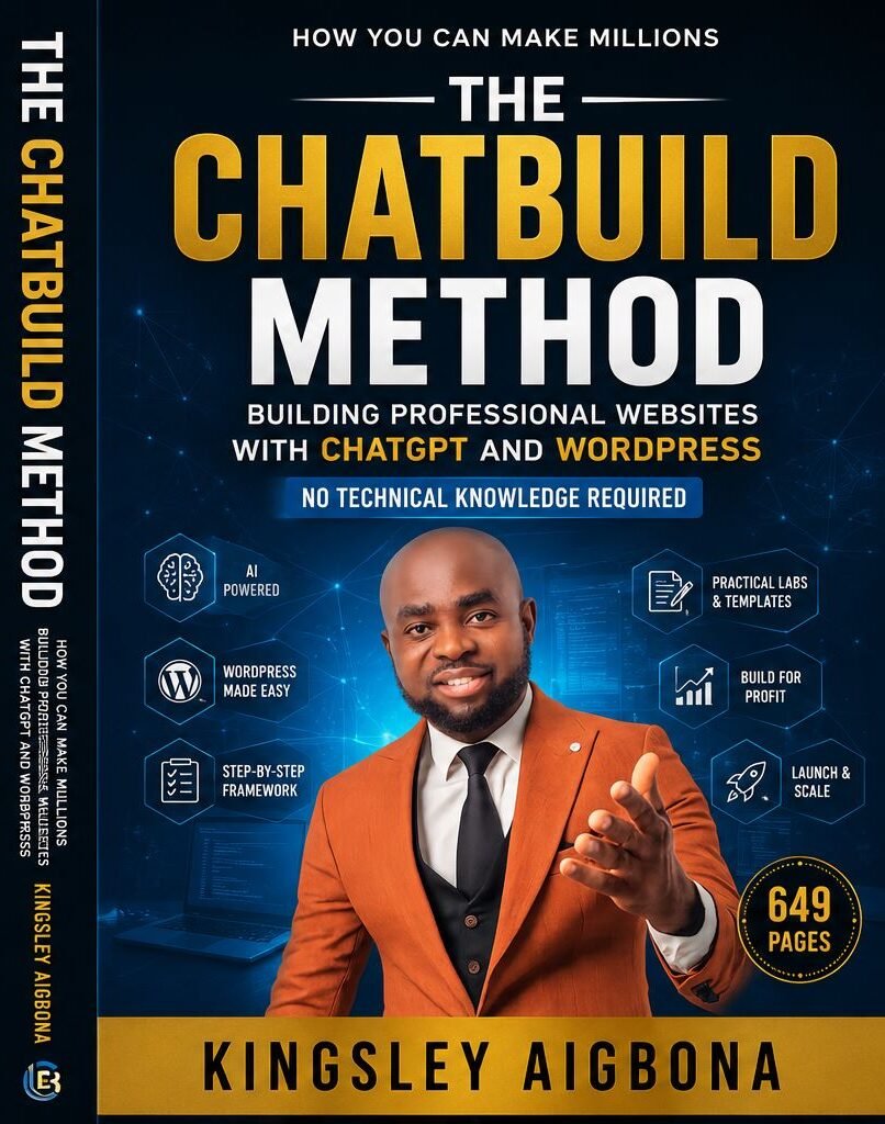 The ChatBuild Method complete book by Kingsley Aigbona